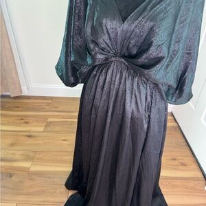 TCEC Black Satin Dress